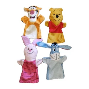 Melissa & Doug Disney Winnie the Pooh Piglet Tigger Eeyore Hand Puppets - Picture 1 of 4