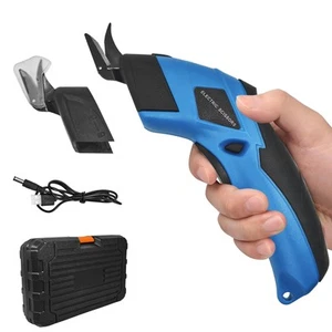 Cordless Electric Scissors 2 Blades，Fabric Cutter for Cutting Fabric, Cardboa... - Picture 1 of 6