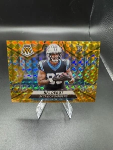 2024 Panini Mosaic - #288 JaTavion Sanders Reactive Yellow Prizm Panthers - Picture 1 of 2