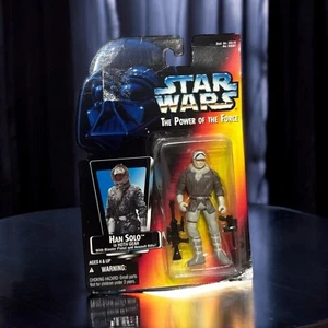 Star Wars, The Power of the Force Red Card, Han Solo in Hoth Gear Action Figure - Picture 1 of 2
