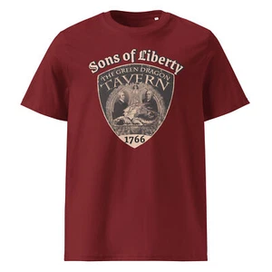 Sons of Liberty, 4 de julio, Patriot, 1776, The Green Dragon Tavern, camiseta de algodón - Imagen 1 de 6