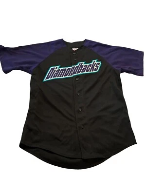 Camiseta de béisbol vintage Majestic Arizona Diamondbacks M negra Randy Johnson 51 Foto 1 de 4