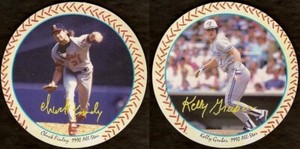 Chuck Finley - Kelly Gruber #7 1990 Windwalker disc