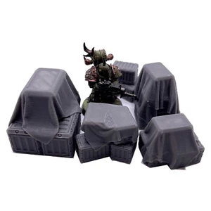 Weapon Ammo Storage Pile WW2 WW1 Crates 28mm Scatter Terrain Scenery Tabletop - Picture 1 of 3