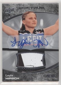 2021 Upper Deck AEW Spectrum Memorabilia Auto /20 Leyla Hirsch #68 Auto