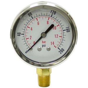 200 PSI 2.5" LF LM Calibrador dinámico CF1P-015-A 21-1246-D - Imagen 1 de 1