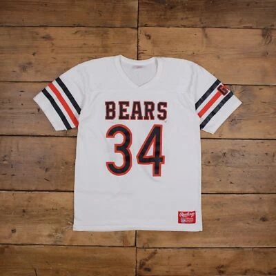 Camiseta De Colección Puntada Única NFL Mediana Años 90 Hecha en EE. UU. Rawlings Chicago Bears Foto 1 de 4