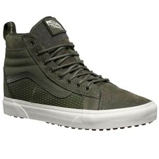 all green high top vans