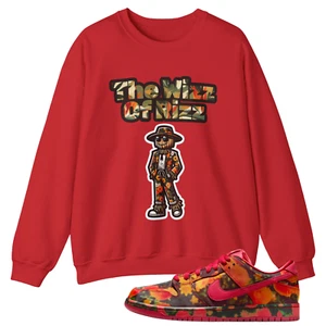 Graphic Crewneck Sweatshirt For Nike Dunk SB Wizard of Oz Unisex Streetwear - Picture 1 of 4