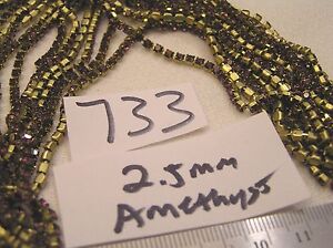 Ft Vtg 2.5mm Rhinestone Swarovski Crystal Brass 4 Prong Set Chain Jewelry Craft