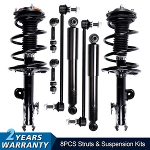 Front Struts w/ Springs & Rear Shocks & Sway Bar Links For 2006-2012 Toyota Rav4 - Picture 1 of 24