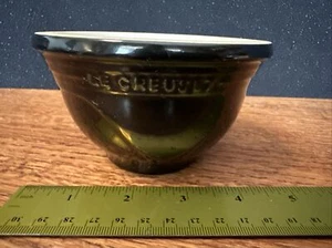 REAL Le Creuset Stoneware 10oz Black Mortar Bowl ONLY NO Pestle -see Photos - Picture 1 of 9