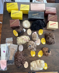 VINTAGE KEMPER ORIGINALS (MOSTLY) DOLL WIG LOT OF 10 UNUSED W/ BOXES - Picture 1 of 10