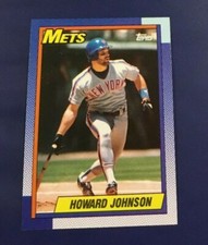1990 Topps # 680 HOWARD JOHNSON New York Mets Great Card ! 