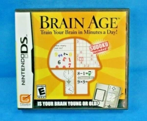 Brain Age: Train Your Brain in Minutes a Day (Nintendo DS, 2006) Completo - Imagen 1 de 3