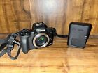 Canon EOS M50 Mirrorless Camera Body - Black, With Battery, Charger, and Strap.