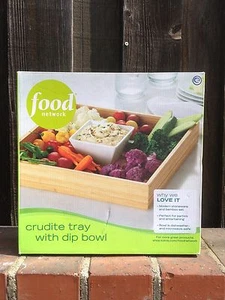 BRAND NEW FOOD NETWORK CRUDITE TRAY WITH DIP BOWL - Picture 1 of 5