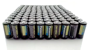 120 PACK PANASONIC LITHIUM CR123A 3V BATTERY CELL DL123 EL123 - Picture 1 of 2