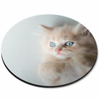 Round Mouse Mat - Cute Kitten Cat Baby Cats Office Gift #2327