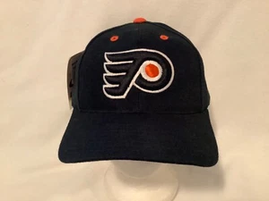 PHILADELPHIA FLYERS Logo 7 Snapback NHL Gorra de Béisbol Gorra Negra Nueva con Etiquetas - Imagen 1 de 8