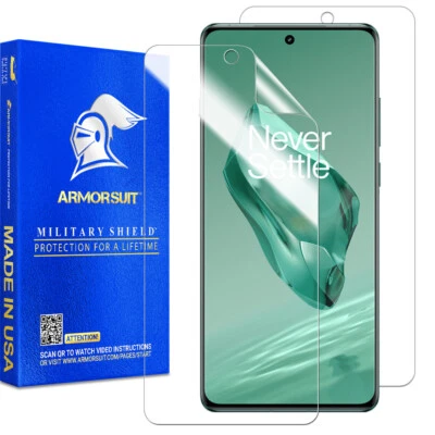 [2 Pack] ArmorSuit MilitaryShield OnePlus 12  Screen Protector Made in USA - Image 1 of 4