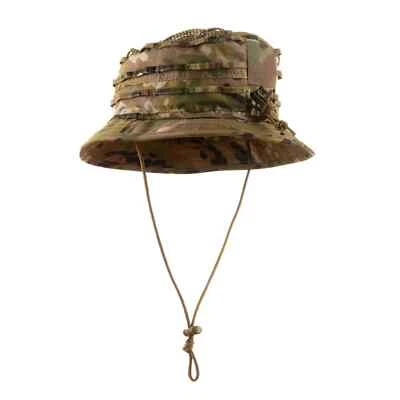 Sombrero táctico Boonie - NyCo IRR, malla ventilada, ajuste ajustable, arbusto militar Foto 1 de 4