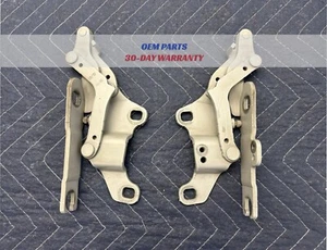 🔸OEM BMW 7115264 Front Left & Right Side Hood Hinges Pair 328i 3 Series E90 - Picture 1 of 9