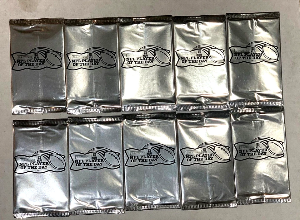10 Pack Lot - 2021 Panini Player of The Day Football Sealed Packs - Image 1 of 3