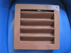 Neu 8" x 8" Aluminium Unterputz Entlüftung, Farbe: Redwood - Bild 1 von 4