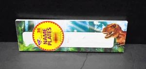 School Desk Name Plates Dinosaurs NEW 36 Pack Paper - Picture 1 of 1