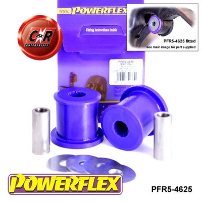 Powerflex Road Trasero Diferencial Frt Cojinetes Para BMW E46 3 Serie Compact - Imagen 1 de 4