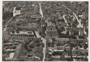 MANERBIO - BRESCIA - VEDUTA DALL'AEREO - VIAGG. 1957 -21325- - Picture 1 of 1