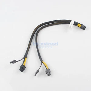 Câble d'alimentation double carte vidéo GPU 8 broches (6+2) vers 8 broches pour Dell T440 T640 - Photo 1/4