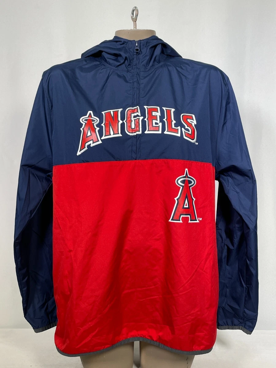 エンジェルス ウインドブレーカー size：L Los Angeles Angels MLB 1/4 Zip Baseball Windbreaker Jacket Youth