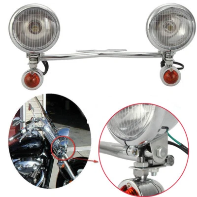 Barra de luz de ponto de seta de passagem para Yamaha V Star 650 950 1100 Custom Classic - Imagem 1 de 4