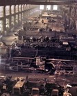 1942 RAILROAD MECHANIC SHOP TRAIN LOCOMOTIVE 8x10 PHOTO Chicago & North Western