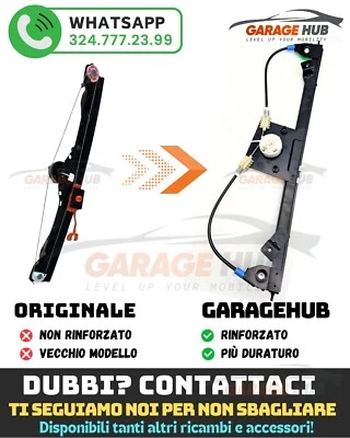 FIAT GRANDE PUNTO EVO -> ALZACRISTALLI RINFORZATO -> ANTERIORE SINISTRA SX - Immagine 1 di 4