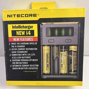 Nitecore i4 Intellicharger Rechargeable Battery Charger Li-ion/NiMH New - Picture 1 of 10