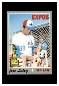 1970 TOPPS BASEBALL #238 JOSE LABOY MONTREAL EXPOS