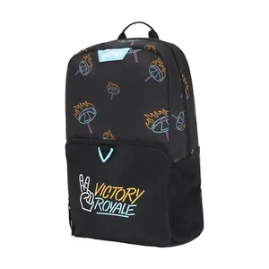 New Fortnite Unisex Amplify 2.0 Backpack Black Neon Bright Multi-Color 18" - Picture 1 of 7