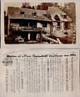 France, Lourdes, Maison natale de Bernadette Soubirous, circa 1870 CDV vintage a