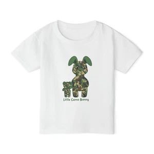 Little Camo Bunny Toddler T-shirt - Picture 1 of 9