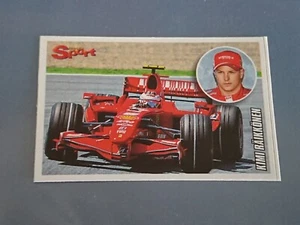 Kimi Raikkonen Non Rookie Card RC Hand Cut Sticker-Bravo Sport 2007 - Excellent - Picture 1 of 3