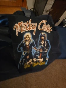 Sehr seltener 1987 Mötley Crüe Mädchen Mädchen Rückenaufnäher - Bild 1 von 9