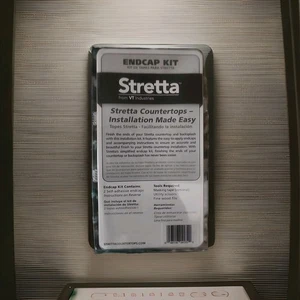 VT Industries Stretta Laminat Arbeitsplatte weiß Endkappe Kit - Bild 1 von 1