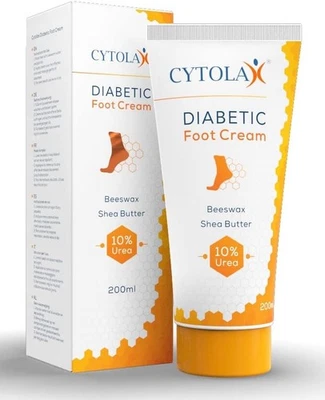 Cytolax Diabetic Foot Cream 200ml | with 10% Urea, Shea Butter, Beeswax