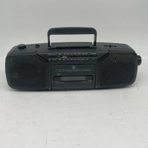 GE Cassette Player Recorder Black Boombox Model No. 3-5620A TESTED WORKING - Picture 1 of 6