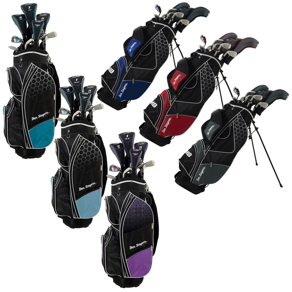 Ben Sayers M8 Golf Package Sets Select +1" Mens Ladies Youth Trolley Cart Bag - Image 1 of 1