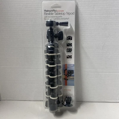 Sunpak - PlatinumPlus Flexible Tabletop Tripod With Bendable Leg Joints - Black - Image 1 of 4