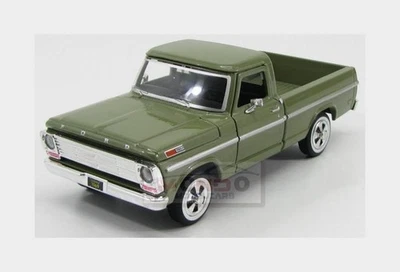 1:24 MOTORMAX Ford Usa F-100 Pick-Up 1969 Green MTM79315OL - Immagine 1 di 2
